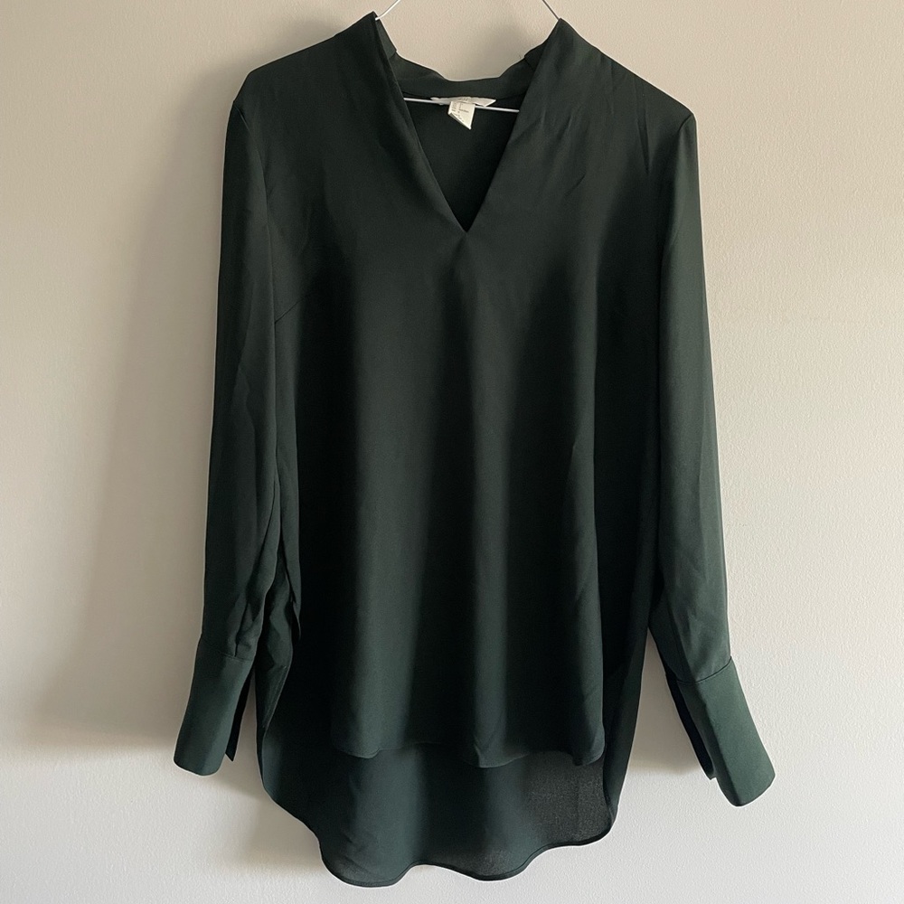 H&M Green Blouse